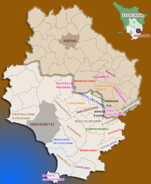 MAPPA RICERCA IMMOBILI AMIATA GROSSETO SIENA